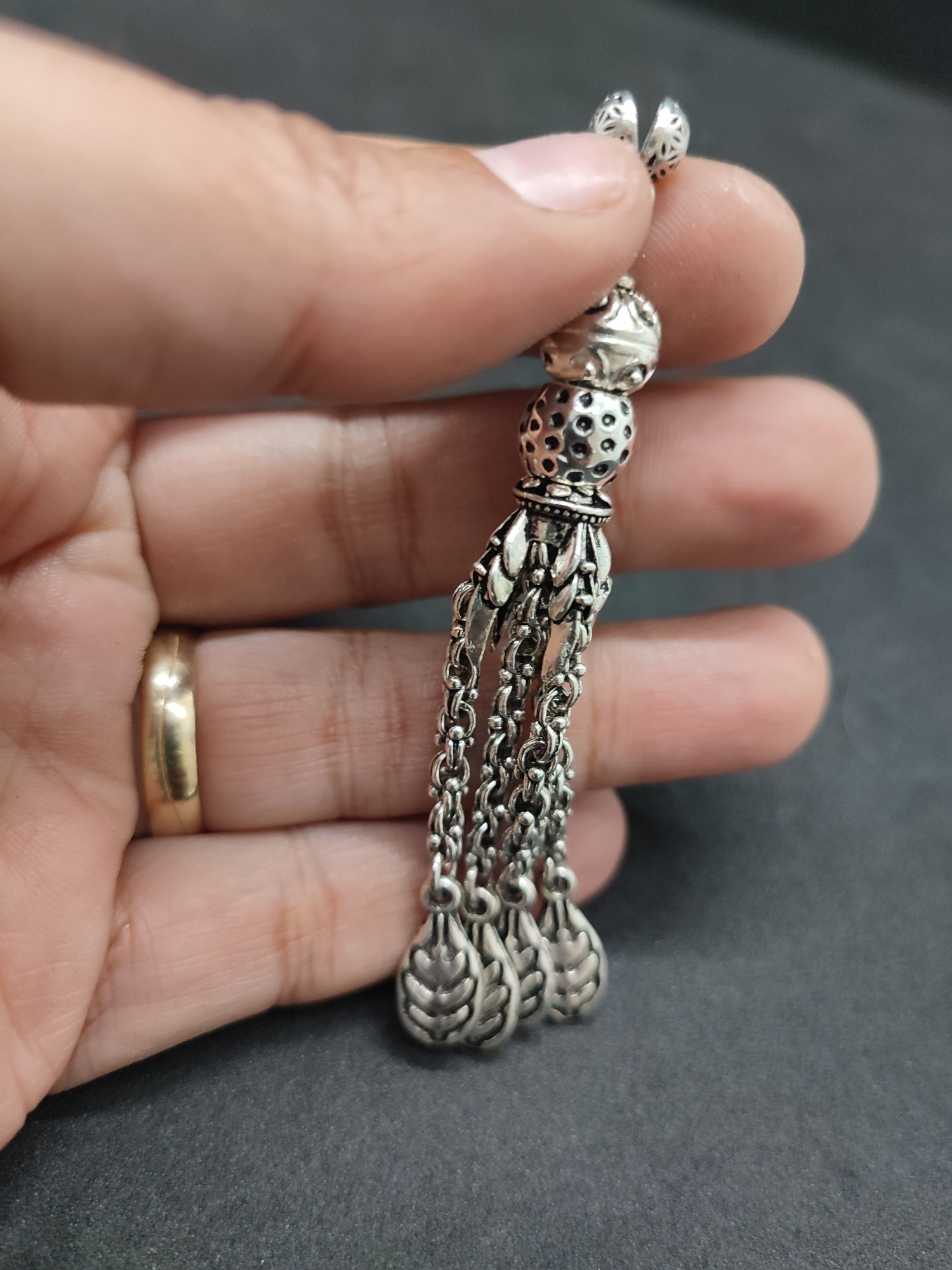 475 Ayar Gümüş Tesbih Püskülü 1084