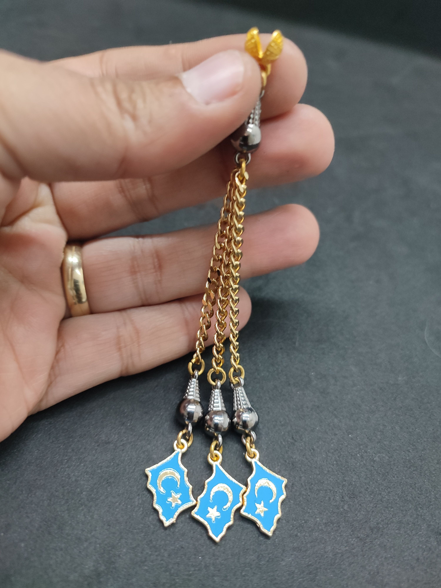 475 Ayar Gümüş Tesbih Püskülü 1087