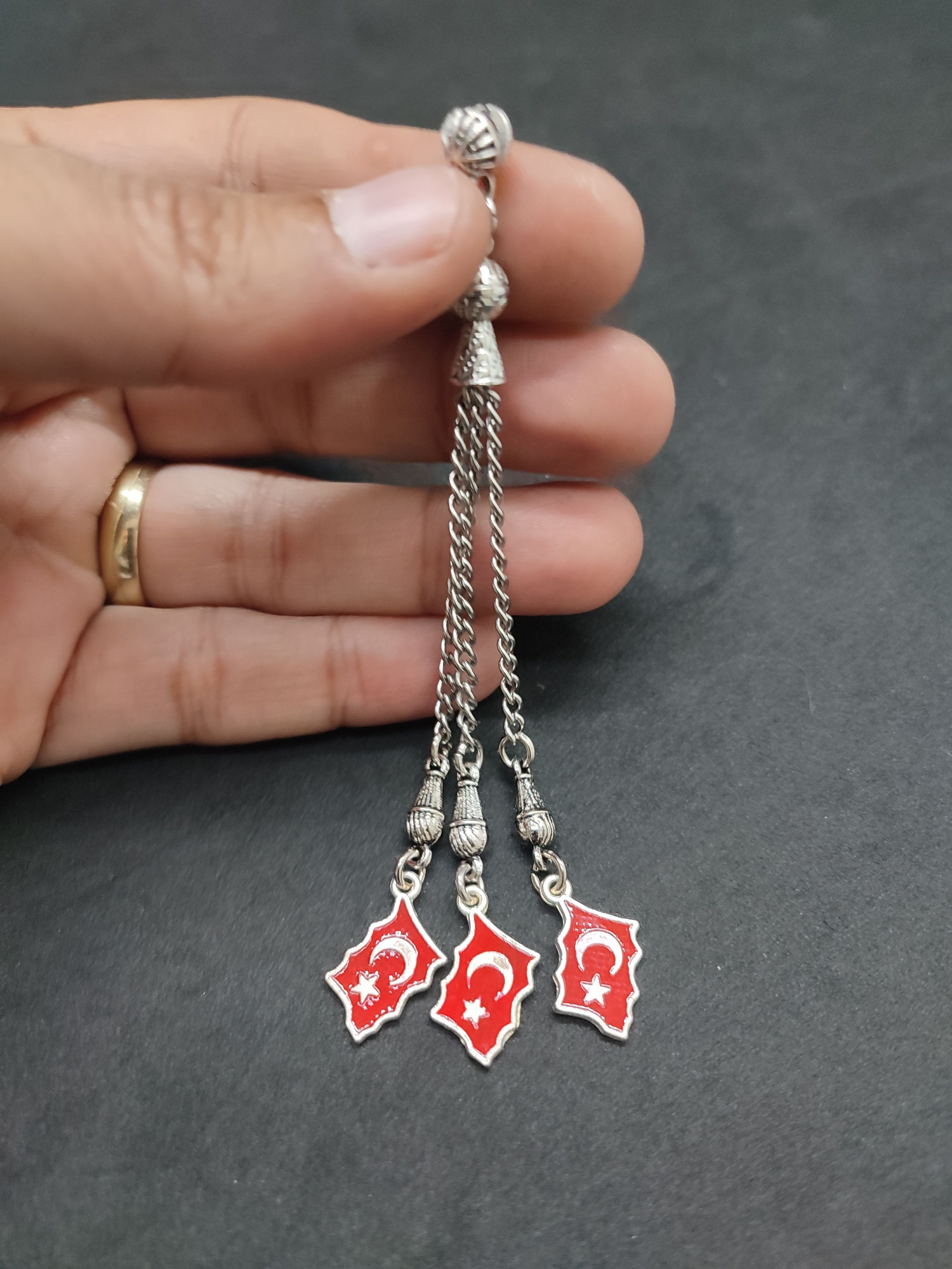 475 Ayar Gümüş Tesbih Püskülü 1088