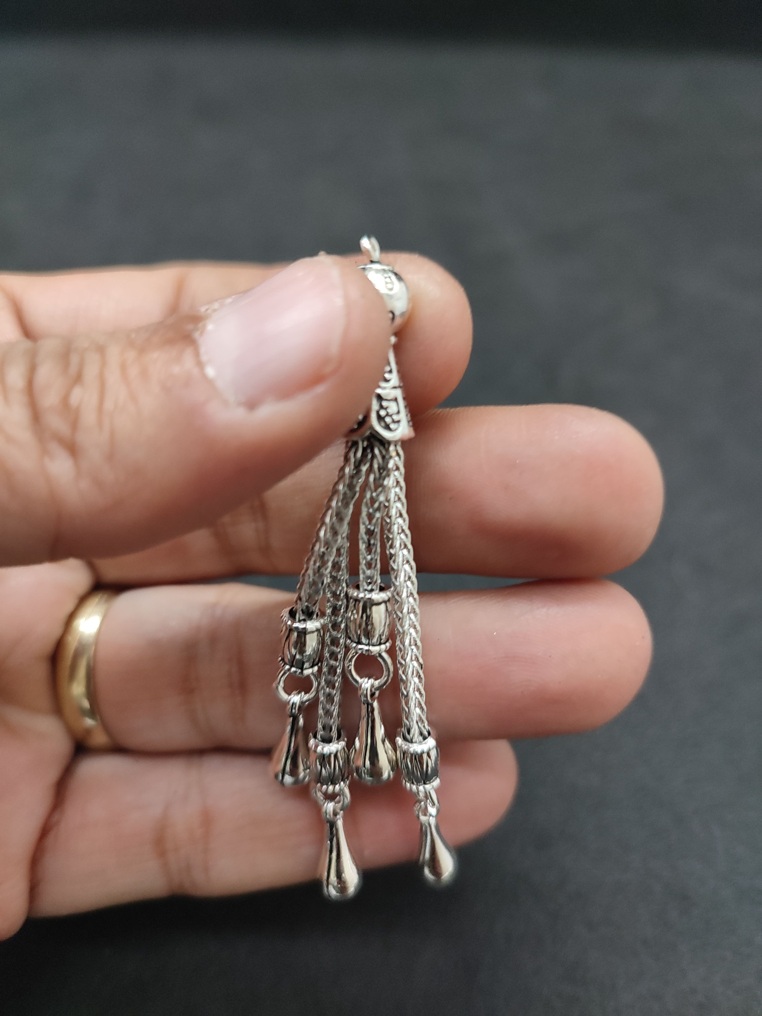 475 Ayar Gümüş Tesbih Püskülü 1094