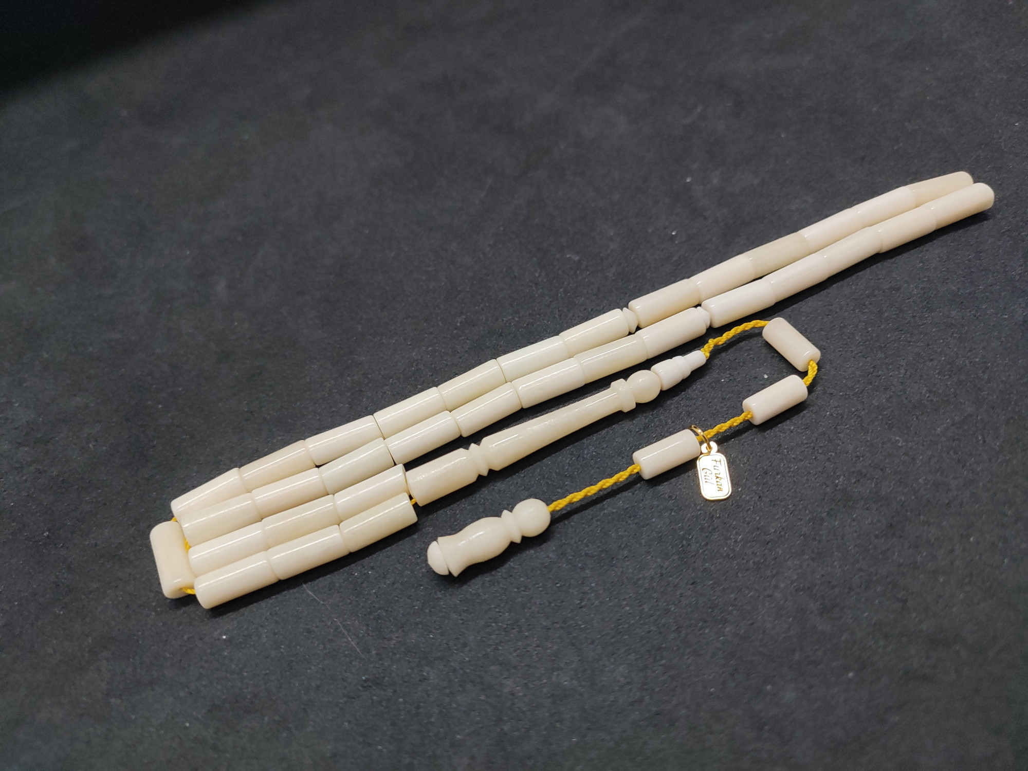 Furkan Gül Usta Eseri Kesme Model 3 Kat Cİlalı Deve Demiği Sertifikalı küçük resim 2