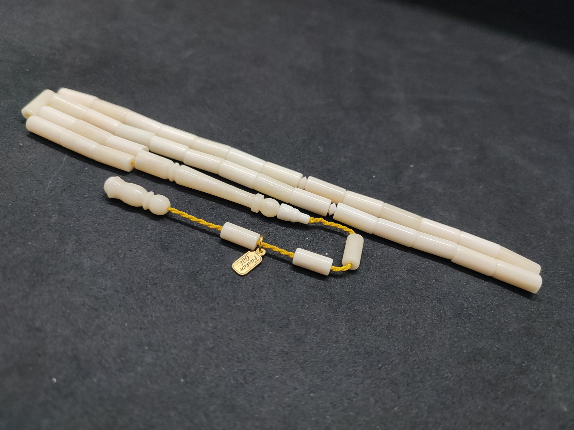 Furkan Gül Usta Eseri Kesme Model 3 Kat Cİlalı Deve Demiği Sertifikalı küçük resim 3