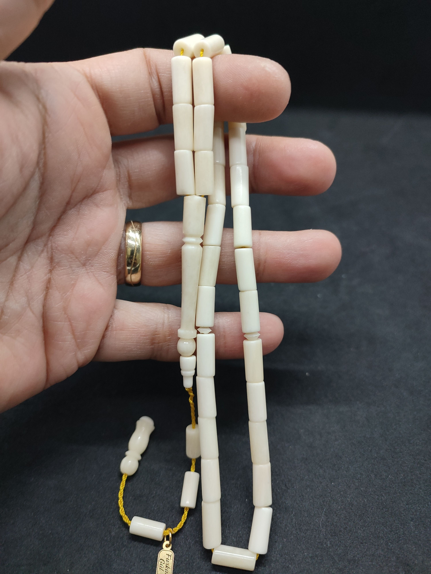 Furkan Gül Usta Eseri Kesme Model 3 Kat Cİlalı Deve Demiği Sertifikalı küçük resim 4