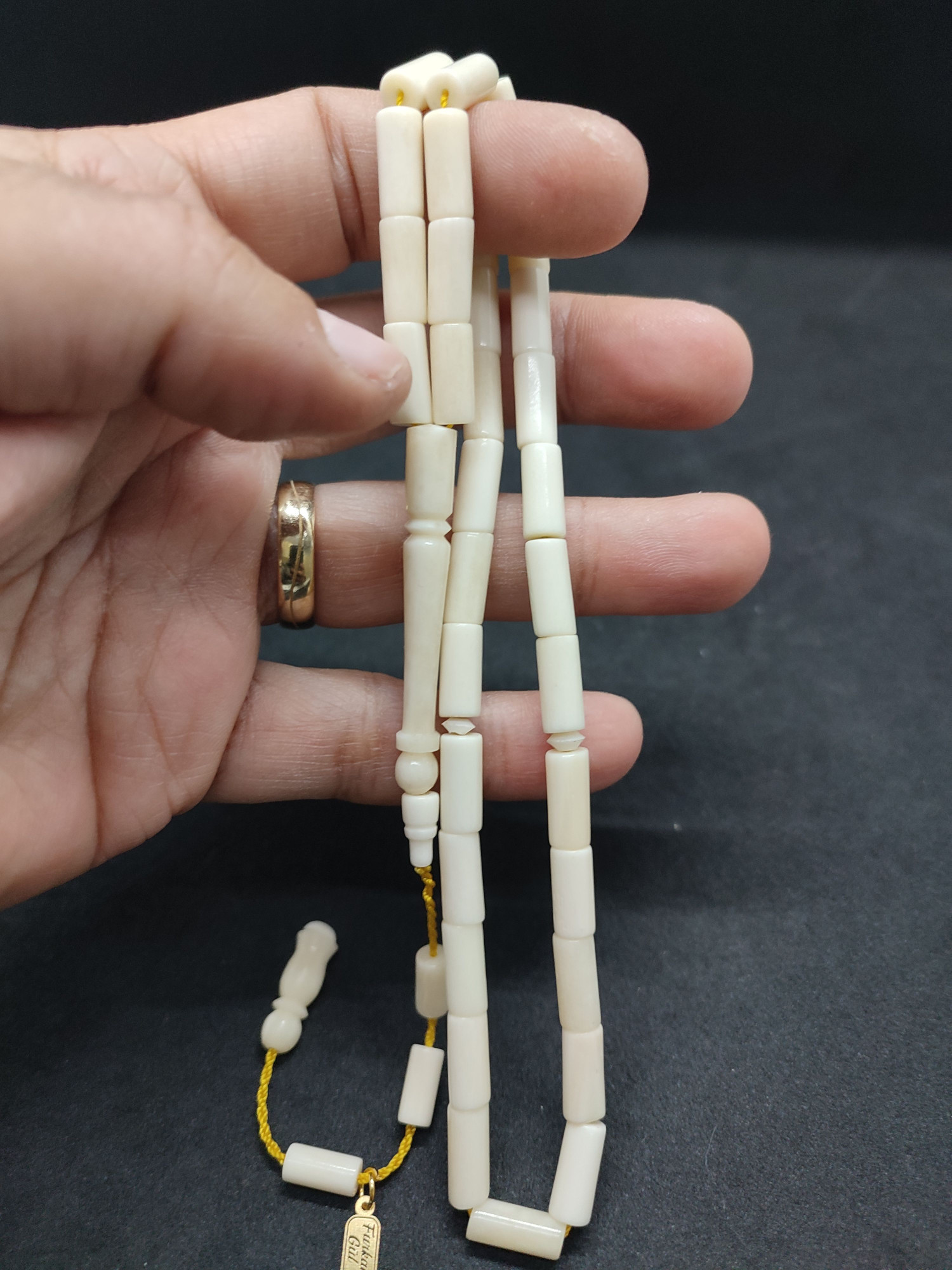 Furkan Gül Usta Eseri Kesme Model 3 Kat Cİlalı Deve Demiği Sertifikalı küçük resim 5