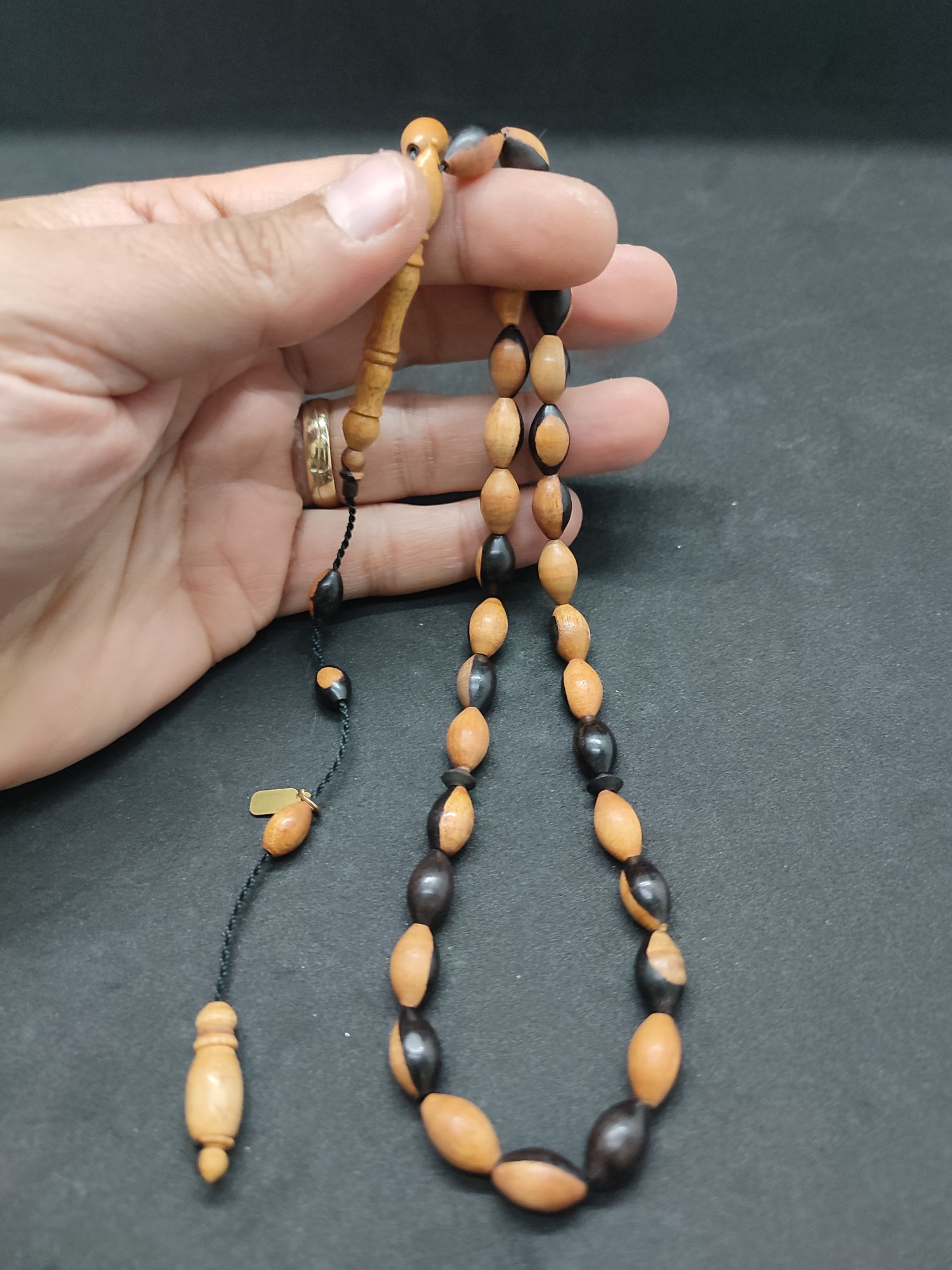 Hali̇l Hi̇lmi̇ Usta Eseri̇ Nadi̇r Renk Zebra Model Abanoz küçük resim 5