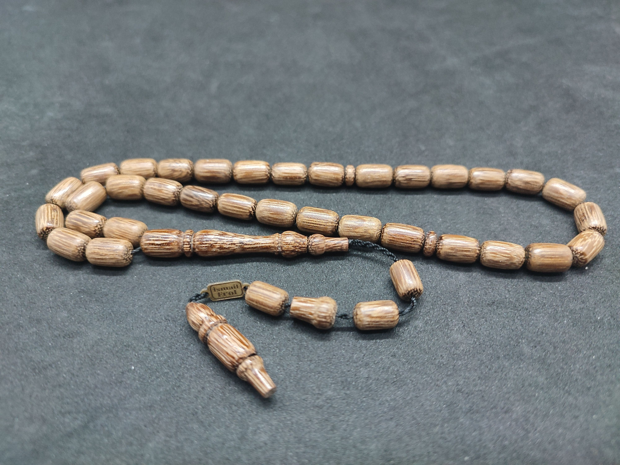 İsmail Erol Usta Eseri El Boy Texas Abanoz Ağacı Sertifikalı 9575 küçük resim 2