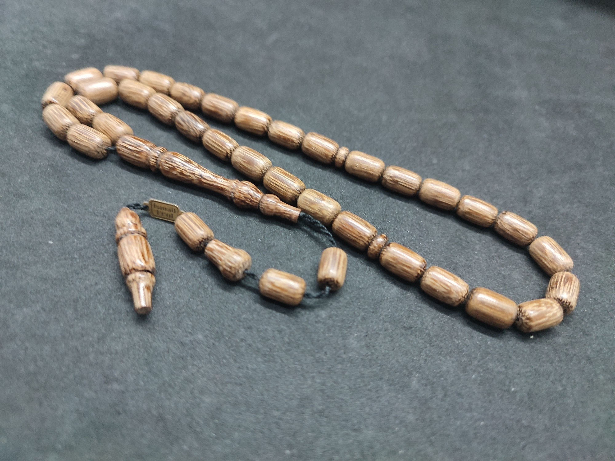 İsmail Erol Usta Eseri El Boy Texas Abanoz Ağacı Sertifikalı 9575 küçük resim 3