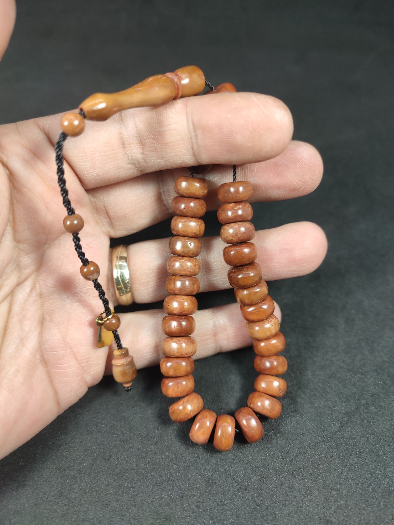 Halil Hilmi Usta Eseri̇ Bilek Boy (Küçük Boy) Naturel Kuka Sertifikalı 9819 küçük resim 4