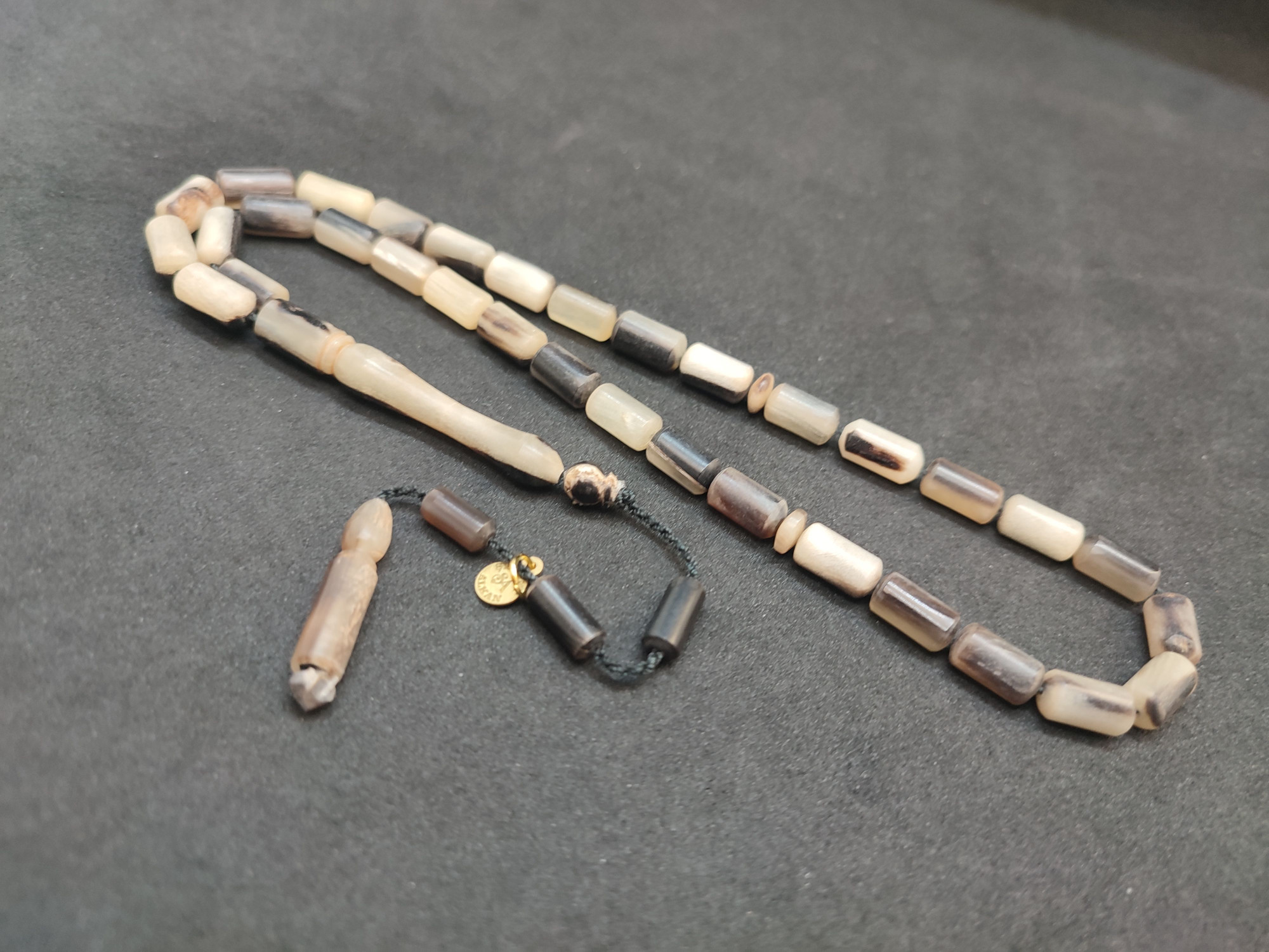 Şevket Alkan Usta Eseri Alaca Renk Naturel Koç Boynuzu Sertifikalı 10069 küçük resim 3