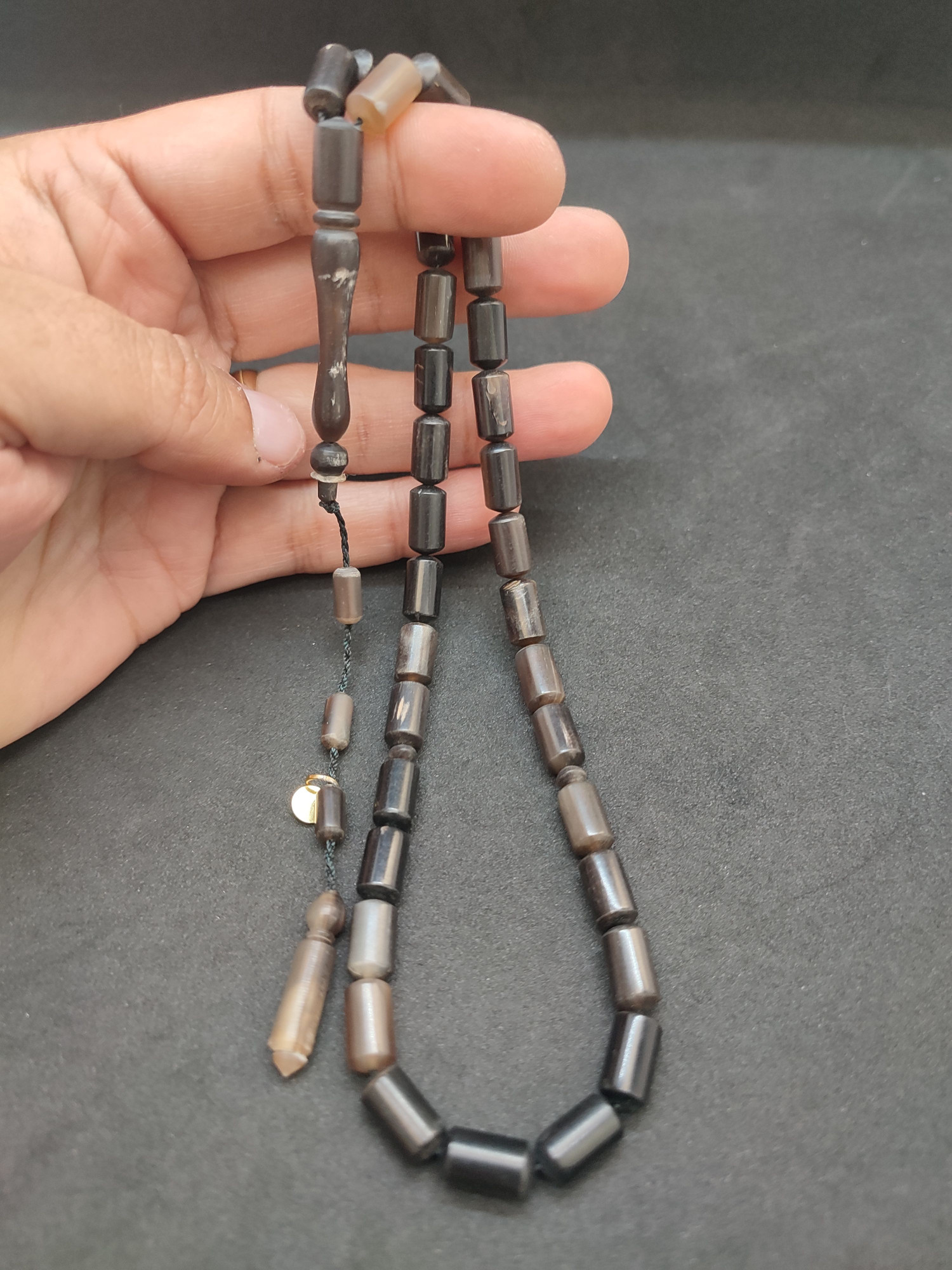 Şevket Alkan Usta Eseri Alaca Renk Naturel Bufalo Boynuzu Sertifikalı 10070 küçük resim 5