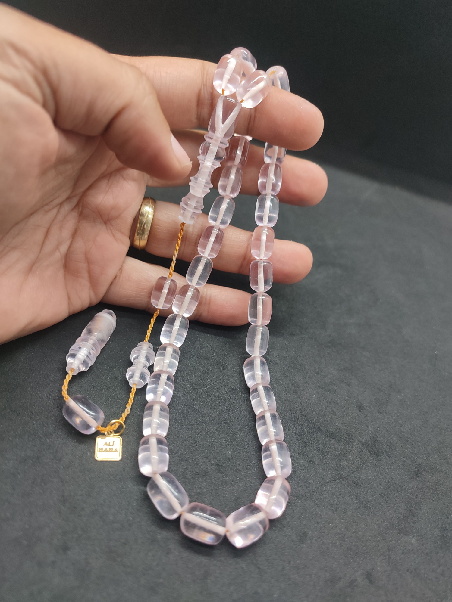 Ali Baba Usta Eseri 0.8 mm Şeffaf Delim Alman Zar Kehribar Sertifikalı 10130 küçük resim 3