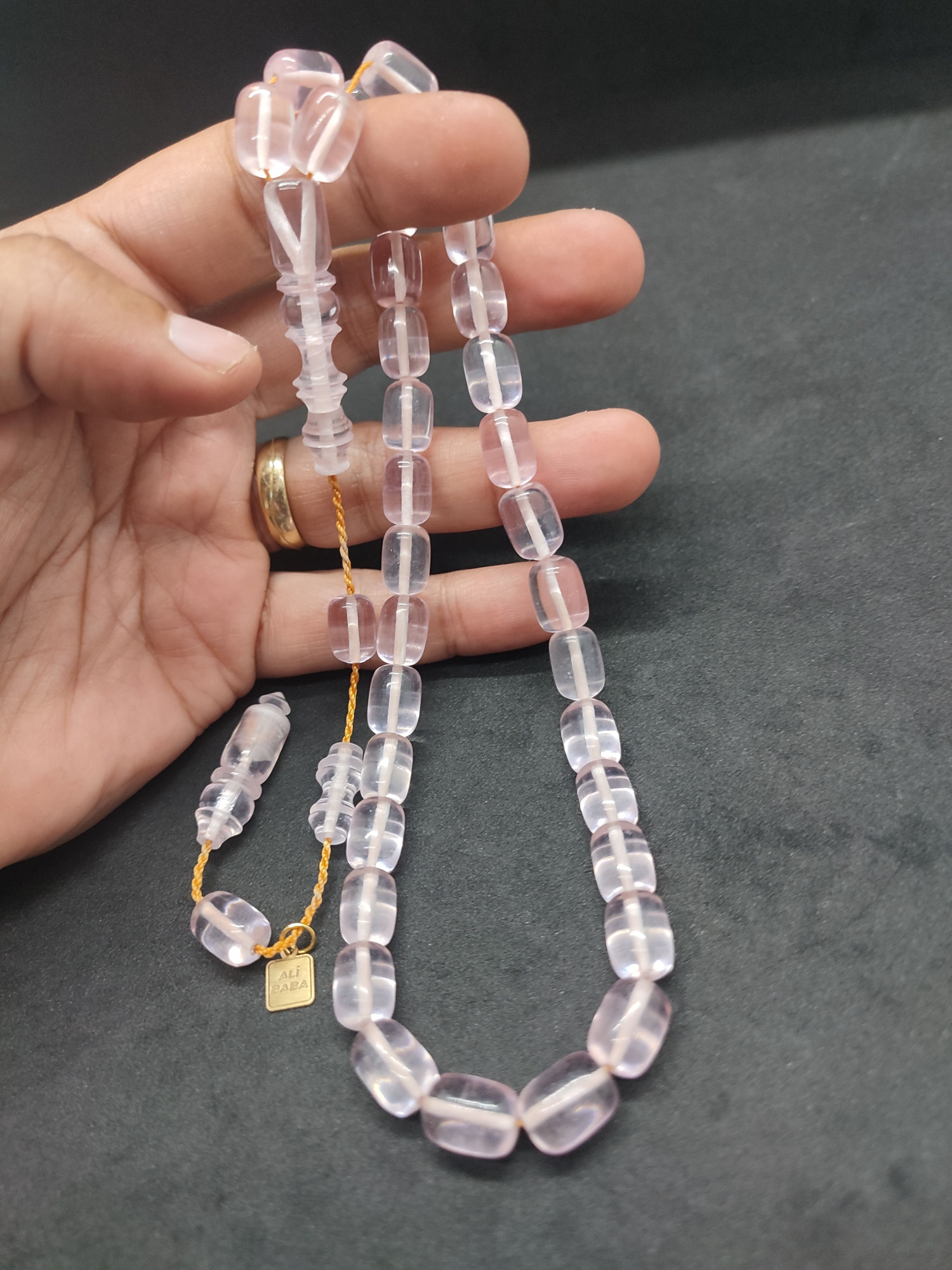 Ali Baba Usta Eseri 0.8 mm Şeffaf Delim Alman Zar Kehribar Sertifikalı 10130 küçük resim 4