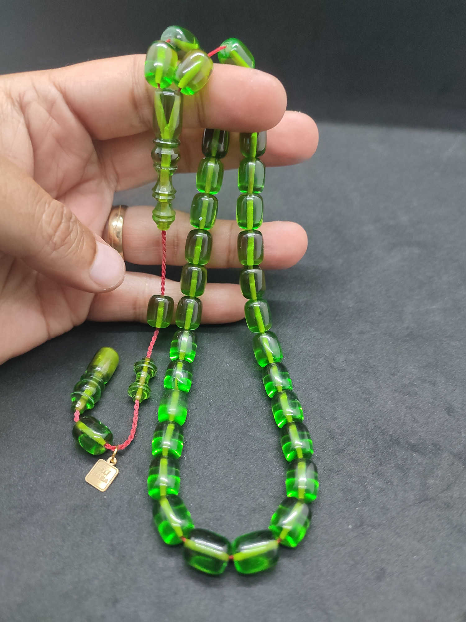 Ali Baba Usta Eseri 0.8 mm Şeffaf Delim Alman Zar Kehribar Sertifikalı 10132 küçük resim 5