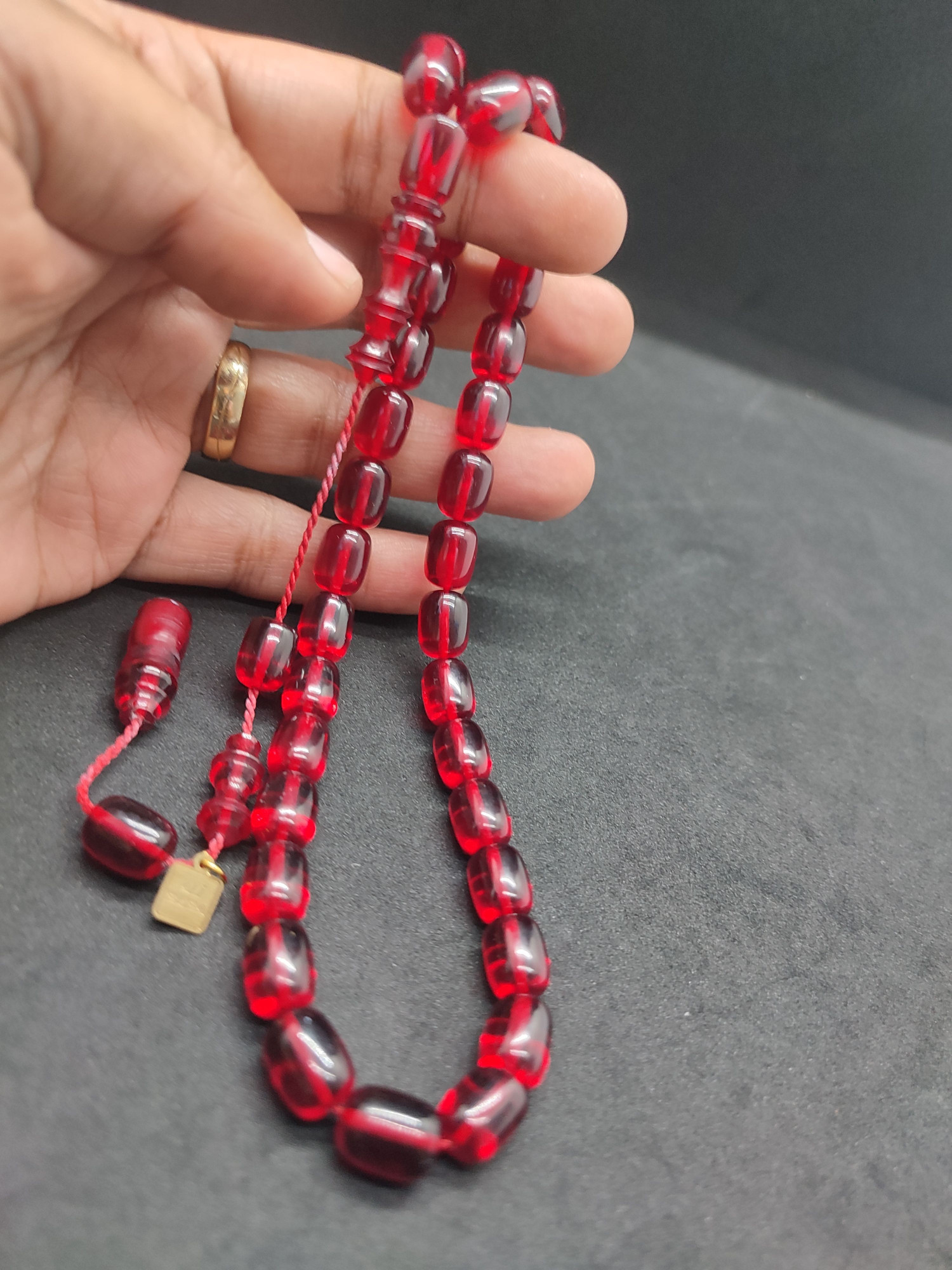 Ali Baba Usta Eseri 0.8 mm Şeffaf Delim Alman Zar Kehribar Sertifikalı 10135 küçük resim 3