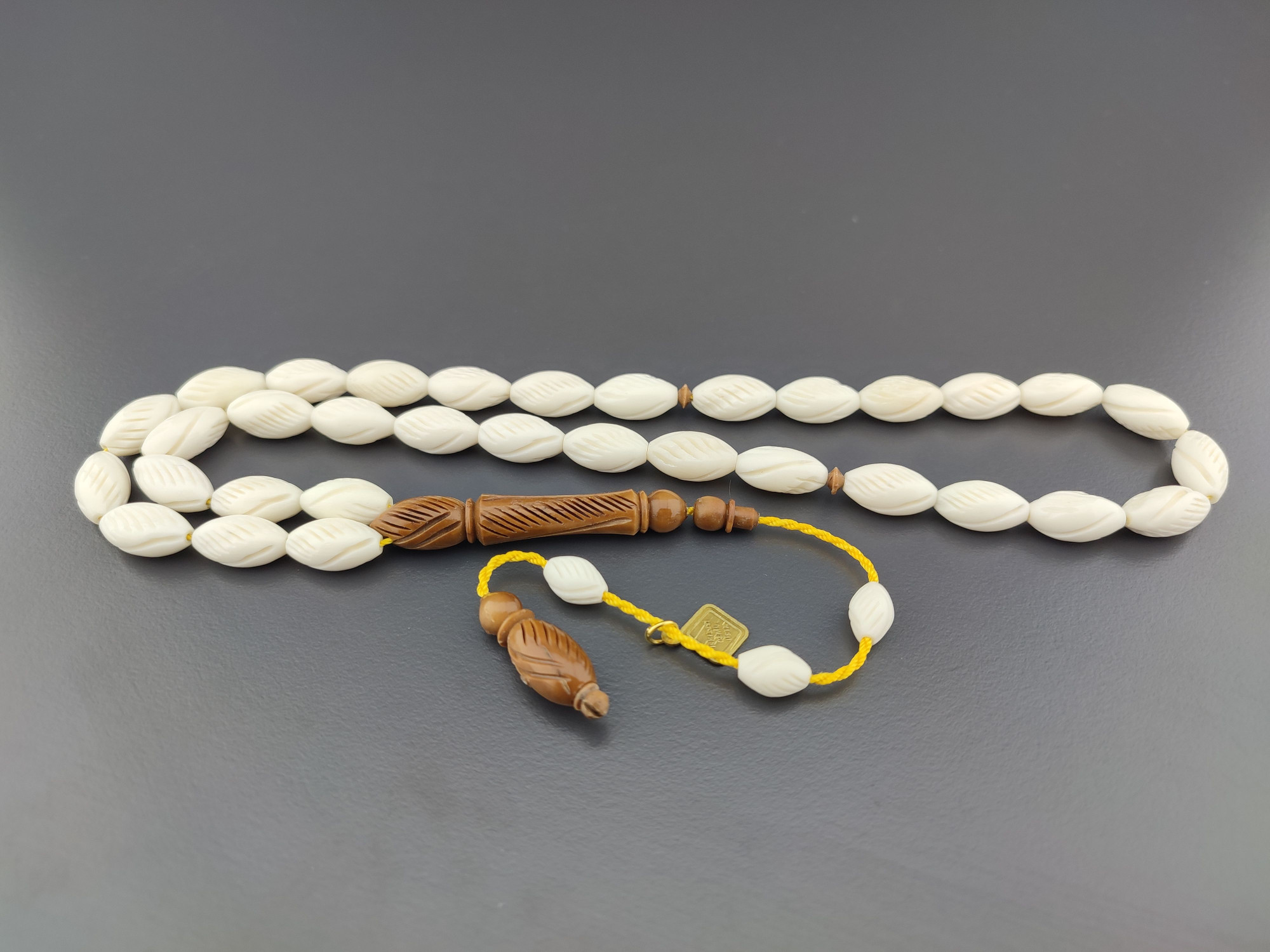 İskeçeli Cemil Usta Kalemkar İşçilikli Kuka Kombinli Deve Kemiği Sertifikalı 10295