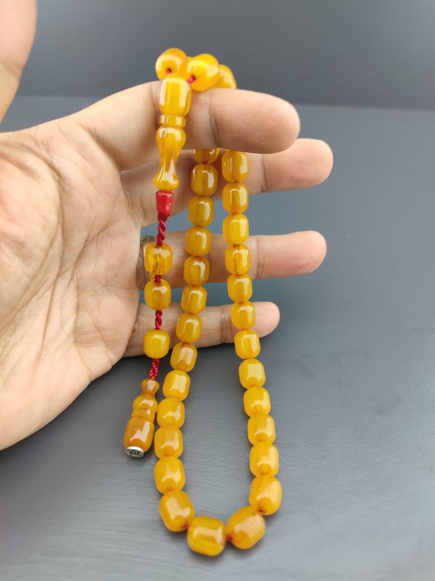 Zeyzun Usta Eseri Çift Zımpara Çift Cilalı Çatır Çatır Çekim Sesi Sıkma Kehribar Sertifikalı 10398 küçük resim 4
