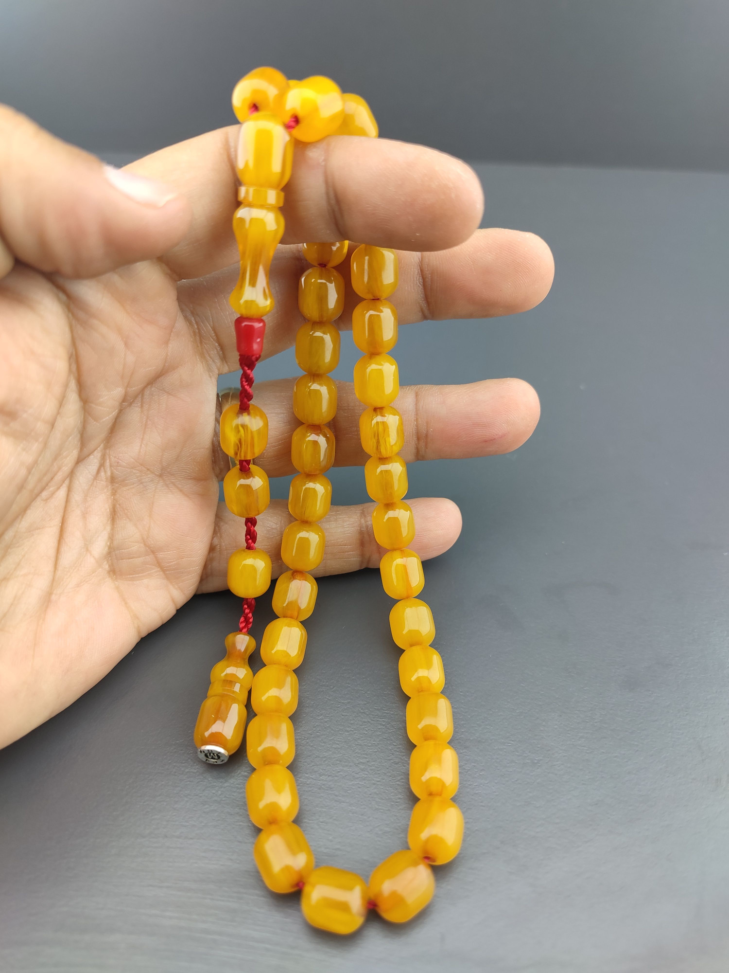 Zeyzun Usta Eseri Çift Zımpara Çift Cilalı Çatır Çatır Çekim Sesi Sıkma Kehribar Sertifikalı 10398 küçük resim 5