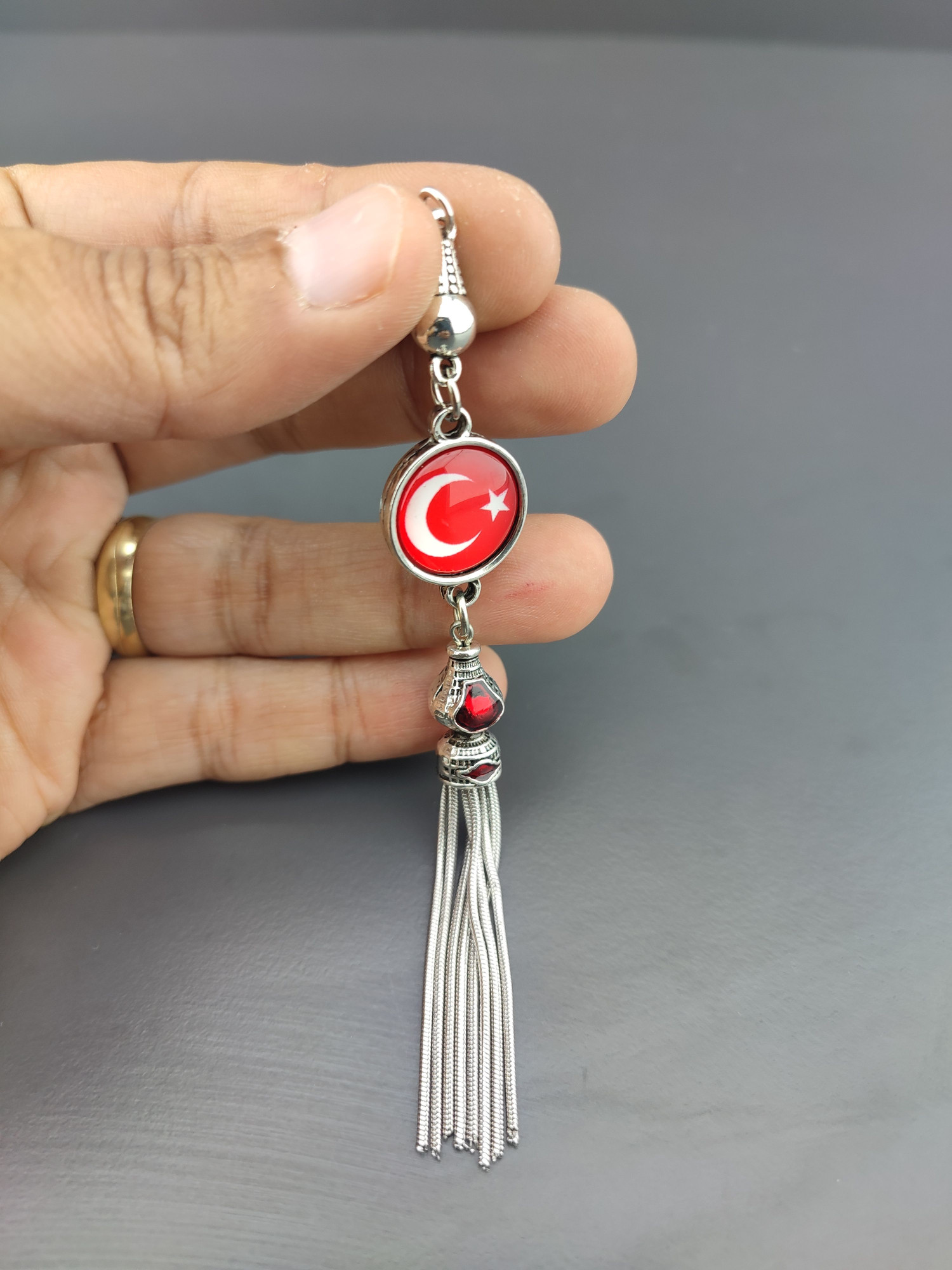 475 Ayar Gümüş Tesbih Püskülü BLK2032